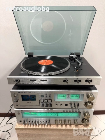 🔉Винтидж аудио сет ITT - ресийвър 8033, Дек 8021, грамофон 8012🔉, снимка 3 - Аудиосистеми - 54126649