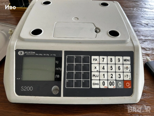 Elicom S200 търговска везна 