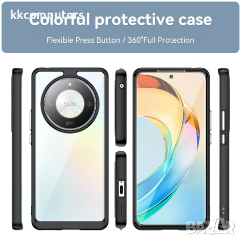 Honor Magic6 Lite 5G / X9b 5G Силиконов Калъф Transparent TPU и Протектор, снимка 7 - Калъфи, кейсове - 54541872