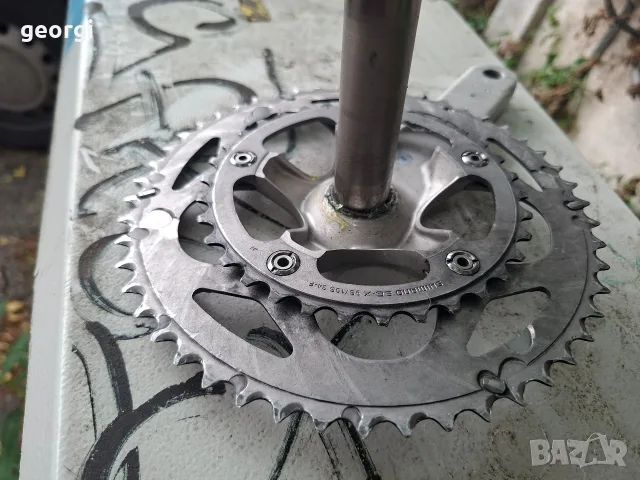 курбел Shimano 105 FC-5750., снимка 3 - Части за велосипеди - 55312120