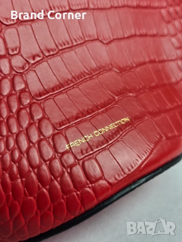 Нова дамска чанта French Connection Origami Croc Tote , снимка 2 - Чанти - 54421459