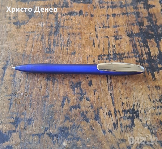 химикалка Pelikan Пеликан Германия с метален клип рядък модел , снимка 3 - Ученически пособия, канцеларски материали - 53898983