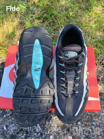 Nike Air Max 95 Black Aura Green, снимка 4 - Маратонки - 55453318