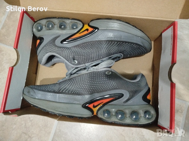 Nike dn grey/orange 43 номер, снимка 2 - Спортни обувки - 54744185