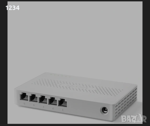 Tenda SM105 – 5-портов 2.5G Ethernet Switch – Чисто нов