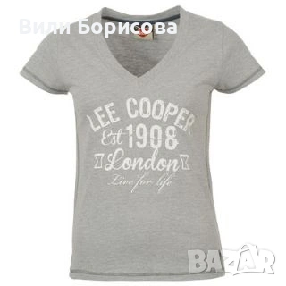 Лятото ви зове с тениска Lee Cooper с къси ръкави и с принт с надпис, снимка 2 - Тениски - 54485640
