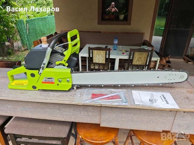 Бензинова резачка NRock NR-CS82-EPT 82cc 62см шина 82 кубика 4.7 конски сили 