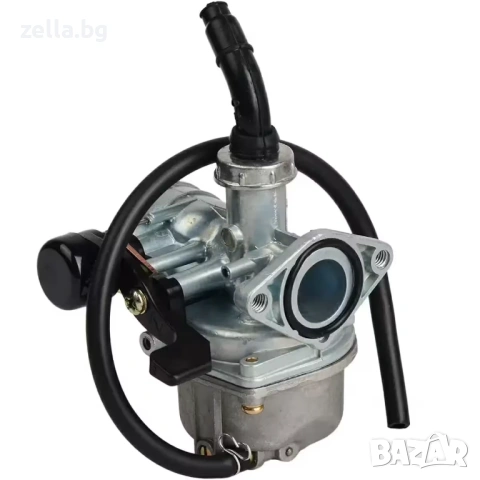 Карбуратор за ATV 50cc 110cc 125cc с ръчен смукач + въздушен филтър 35mm + гарнитури 10250, снимка 14 - Антикварни и старинни предмети - 54661833