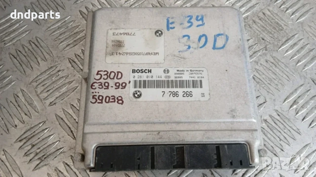 Компютър BMW 530D E39 1999 7786266 0281010144