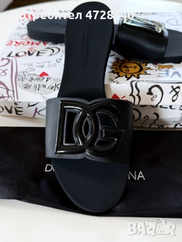 Дамски чехли D&G размер 39 , снимка 2 - Чехли - 55105466