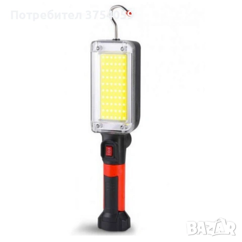 Мощна работна Led лампа ZJ-8859-B преносима с удължен заряд, снимка 7 - Прожектори - 55183863