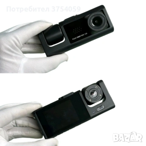 Видеорегистратор Black BOX Super HD 1296P + задна камера, снимка 3 - Камери - 55182690
