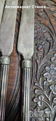 Посребрени ножове внос от Скандинавия , снимка 9 - Прибори за хранене, готвене и сервиране - 54071056