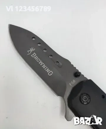Browning FA68 - Сгъваем автоматичен нож 95x225 , снимка 4 - Ножове - 54001106