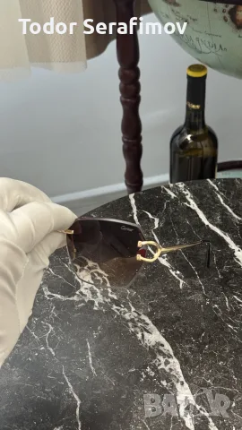 Слънчеви очила Cartier Panthère / C de Cartier – Без рамка (Rimless), снимка 4 - Слънчеви и диоптрични очила - 55597670