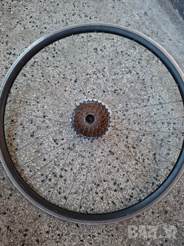 Комплект задна Капла за велосипед 26" касета Shimano MF-TZ21 капла за колело гума Mitas/ Шимано, снимка 2 - Части за велосипеди - 54814282
