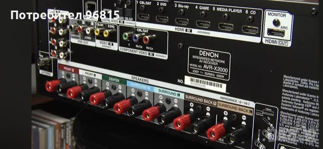 Ресийвър Denon avr x2000, снимка 4 - Ресийвъри, усилватели, смесителни пултове - 55380011