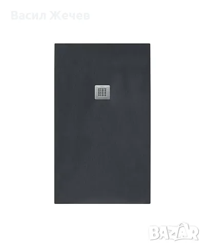 Правоъгълно душ корито Giorgio2 Graphite Slate 120 × 100 см