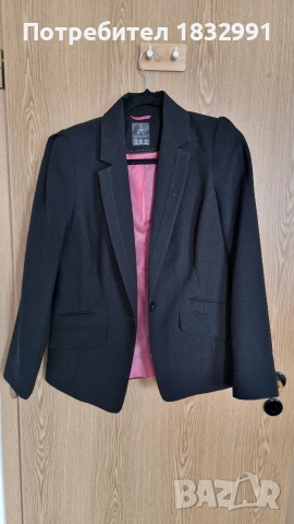 Черно-розово сако