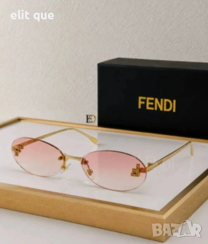 очила с черен обикновен калъф и ув защита fendi , снимка 2 - Слънчеви и диоптрични очила - 55087035
