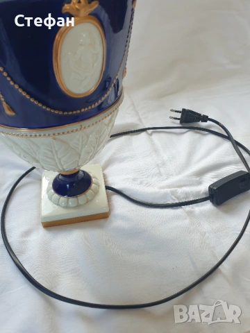 Порцеланова лампа, снимка 9 - Антикварни и старинни предмети - 54307243