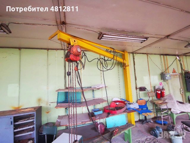 Телфер с вързтяща се стойка, снимка 2 - Други машини и части - 54594686
