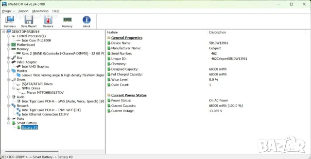 Продавам Lenovo ThinkPad P15v G2, снимка 9 - Лаптопи за работа - 55307738