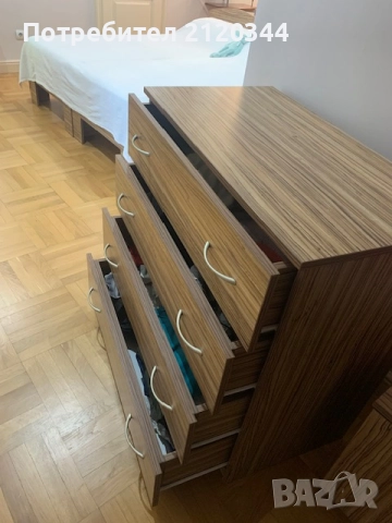 СПАЛНЯ,РАКЛИ,ШКАФЧЕТА, снимка 2 - Спални и легла - 54831855