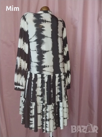 2XL/3XL Еластична рокля на волани , снимка 5 - Рокли - 55019202