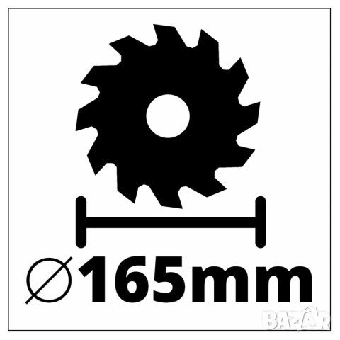 РЪЧЕН ЦИРКУЛЯР EINHELL TC-CS 1250, снимка 5 - Триони и циркуляри - 55103396
