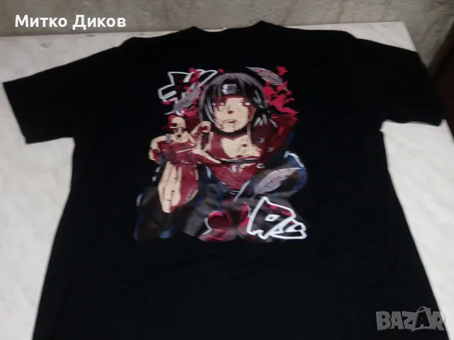 Итачи Утиха от Naruto Shippunden женска тенискка размер Л, снимка 2 - Тениски - 55603607