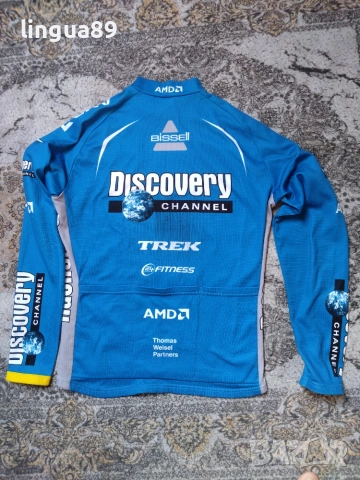 Nike Discovery Channel Thermal Вело Джърси М, снимка 4 - Спортни дрехи, екипи - 55125971