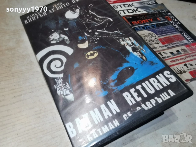 BATMAN RETURNS VHS TAPE 1906261253L1, снимка 2 - Други жанрове - 54968511