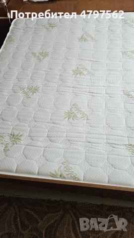 Топ Матрак Sleepmode Aloe LOVE, 160Х190, 6 см, снимка 5 - Матраци - 55223075