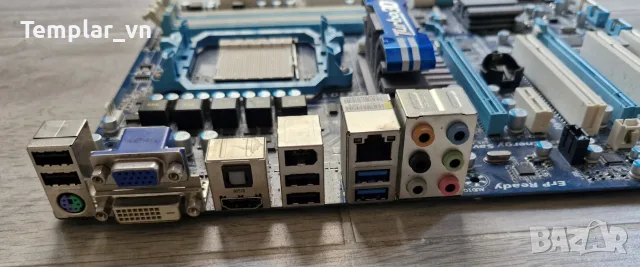 Gigabyte GA-880GA-UD3H socket AM3 rev 2.2, снимка 3 - Дънни платки - 51417673