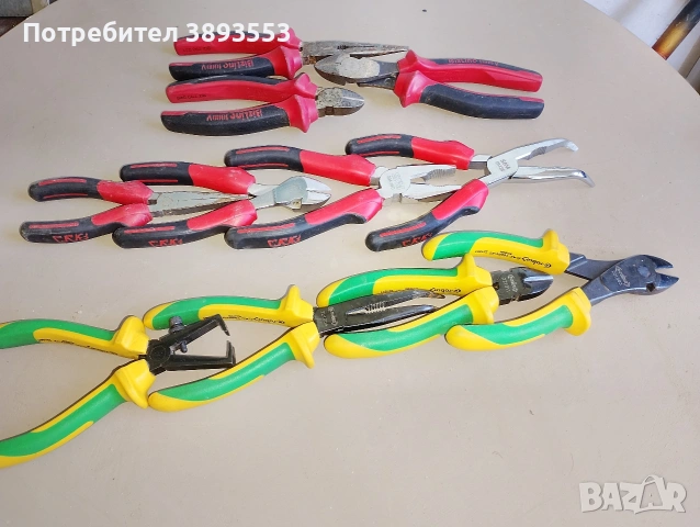 SAM, BizLine,E-robur - клещи , снимка 8 - Клещи - 55077561