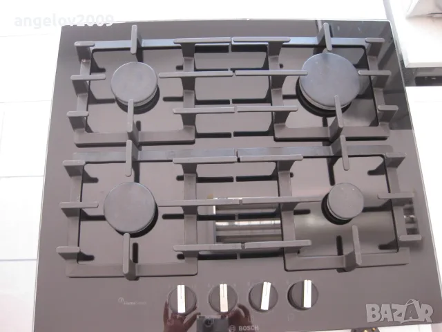 Газов керамичен плот за вграждане BOSCH FlameSelect, снимка 3 - Котлони - 55464863