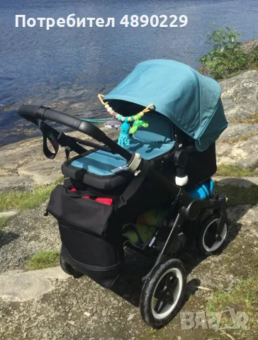 Bugaboo Buffalo 2 в 1 детска/бебешка количка (модел 2017) с аксесоари, снимка 3 - Детски колички - 55337820