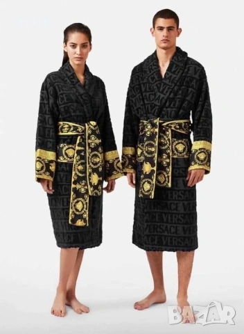 мъжки и дамски халати Версаче и Dior, снимка 5 - Бельо - 38376586