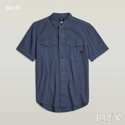 Мъжка риза G-Star Marine Slim – Vintage Indigo размер S