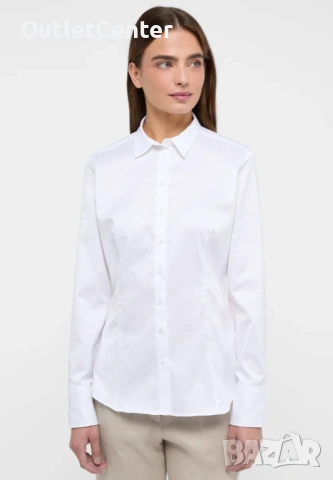 Бяла дамска риза Eterna Easy Iron