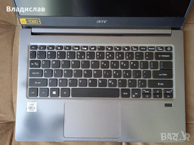 Acer Swift 3 SF314-57 Ultra Slim Full HD Intel Core i5-1035G1 8 GB 256 GB SSD 6 часа батерия, снимка 2 - Лаптопи за дома - 55231034