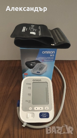Апарат за кръвно налягане Omron M3, снимка 6 - Уреди за диагностика - 54692938