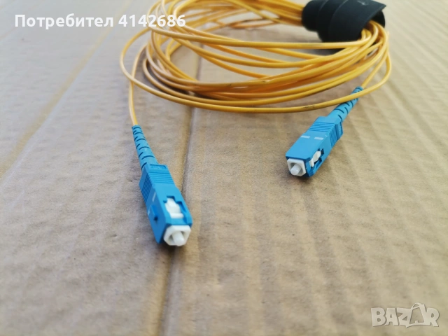 Оптично влакно с накрайници G. 657 A, снимка 2 - Кабели и адаптери - 54839378