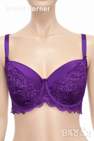 Hunkemöller сутиен 80E в наситено лилаво с дантела