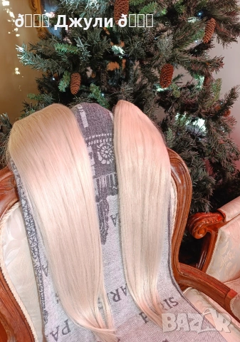 Естествена руса коса за удължаване