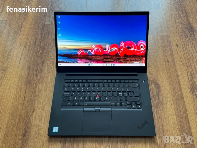 15.6' 4K UHD Touch i7-9850H Lenovo ThinkPad X1 Extreme Gen 2 @ 16GB DDR4/512GB NVMe/Бат 4ч, снимка 2 - Лаптопи за работа - 54205602