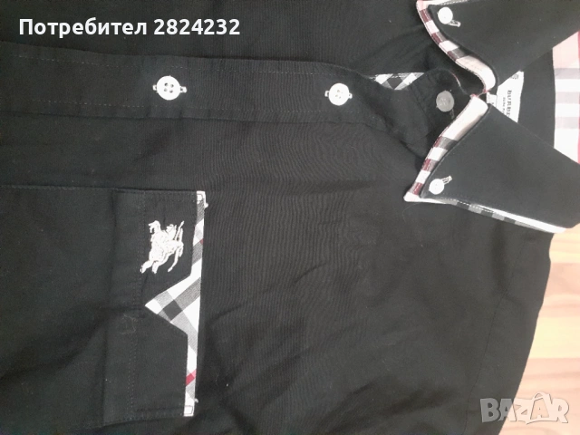 Mъжка риза на BURBERRY , снимка 4 - Ризи - 54438936