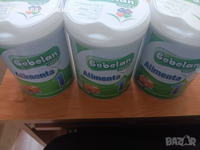 Bebelan Alimenta 1 Адаптирано мляко 0-6 месеца 400 г-4бр., снимка 2 - Прибори, съдове, шишета и биберони - 55259882