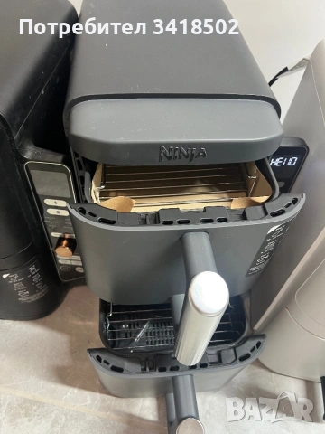 Фритюрник с горещ въздух Ninja Double Stack XL Air Fryer 9.5L (SL400EUCP), снимка 2 - Фритюрници - 54813328